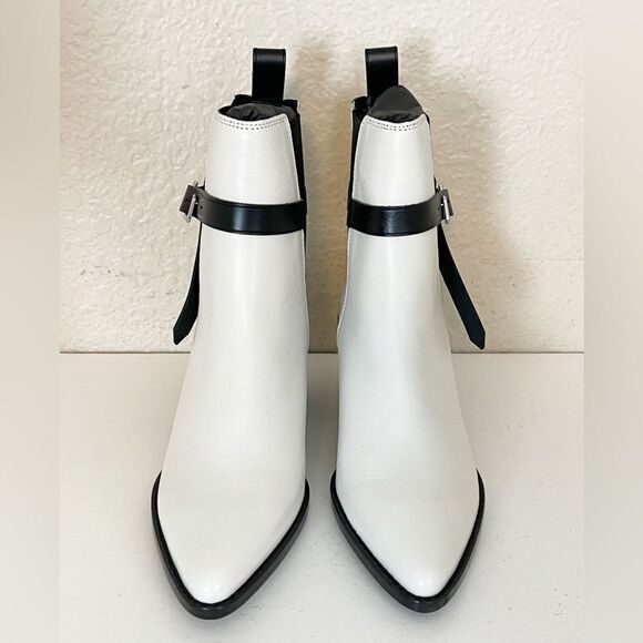 Zadig & Voltaire boots Tyler Cecilia vintage patent Bootie white ice. New 38/7 - Picture 10 of 13